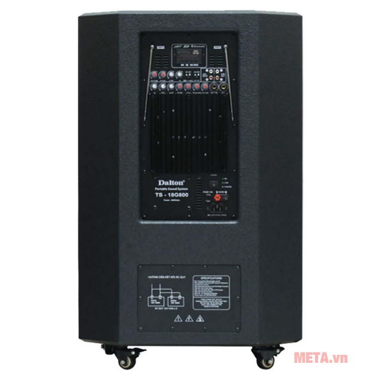 Loa kéo Dalton TS-18G800N có đài FM Loa karaoke di động