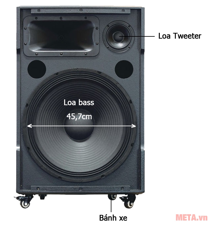 Loa kéo Dalton TS-18G800N màu đen Dalton TS-18G800N