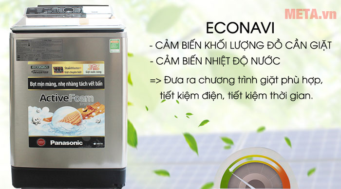 Trang bị nhiều công nghệ giặt hiện đại