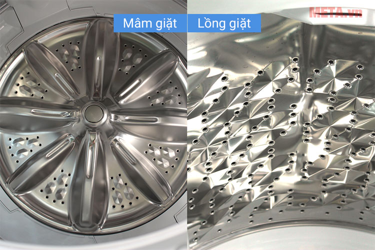 Mâm giặt lồng giặt làm từ thép không gỉ cao cấp