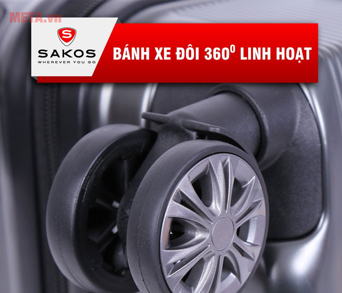 Vali có bánh xe di chuyển 