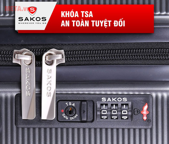 Vali có khóa an toàn tuyệt đối 