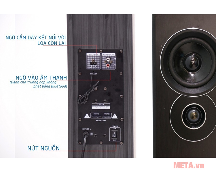 Loa Karaoke có ngõ vào âm thanh Loa Bluetooth