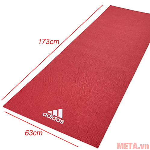 Kích thước thảm yoga Adidas 0,4cm ADYG-10400RD