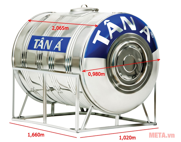 Bồn nước inox Tân Á  
