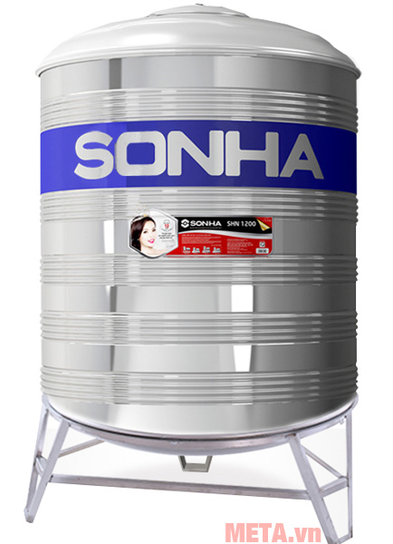 Hình ảnh bồn nước inox Sơn Hà đứng SH3000 (F1380)