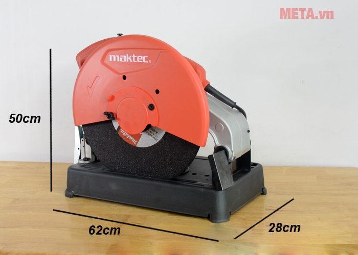 Kích thước mmáy cắt sắt Maktec MT241