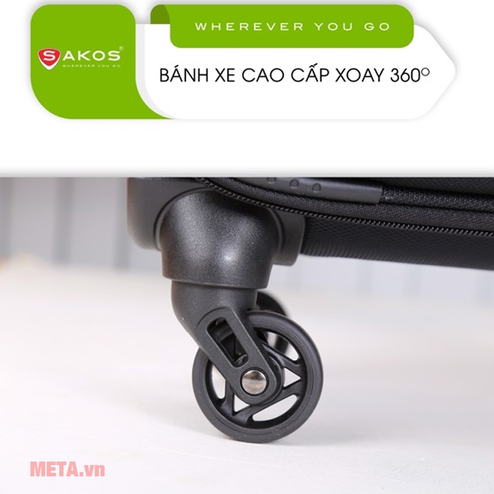 Bánh xe xoay 360o