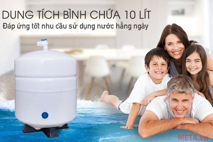 Trang bị bình chứa 10 lít 