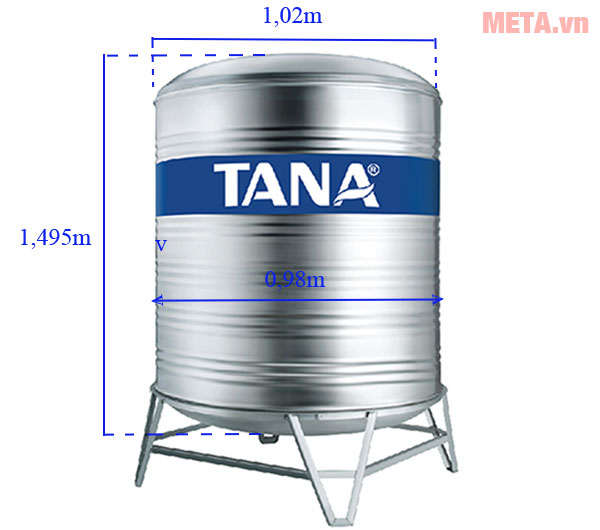 Kích thước bồn nước