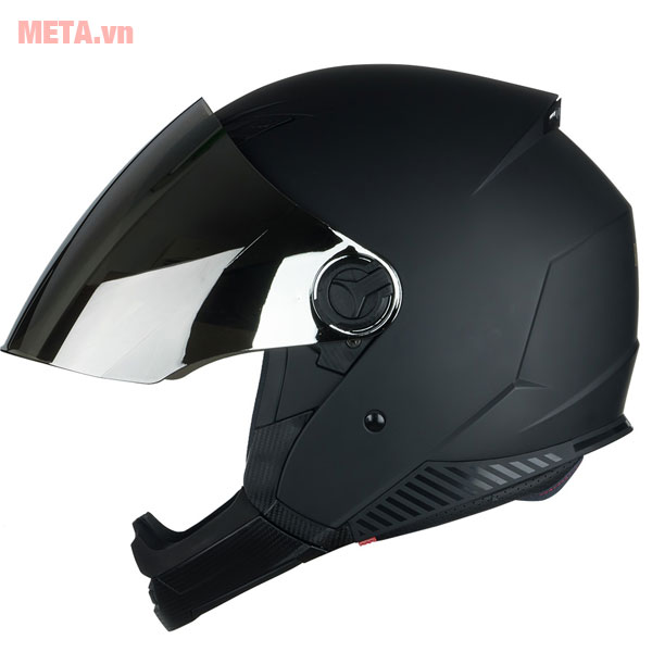 Có thể tháo rời cằm để thành nón bảo hiểm 3/4