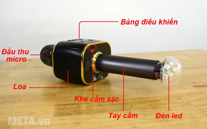 Cấu tạo micro Magic Sing MP-30