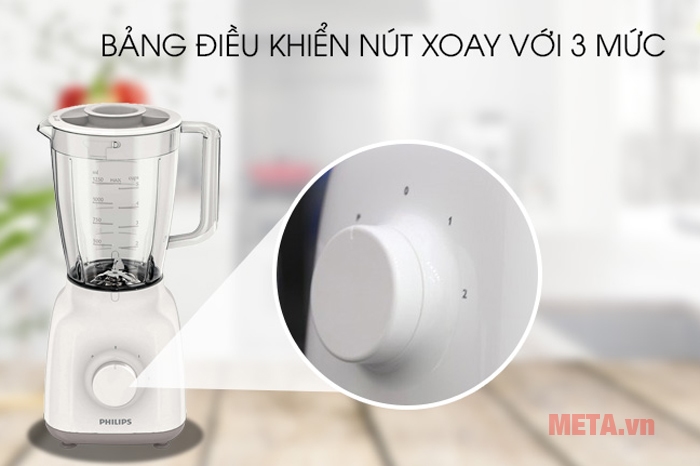 Bảng điều khiển máy xay sinh tố Philips HR2108