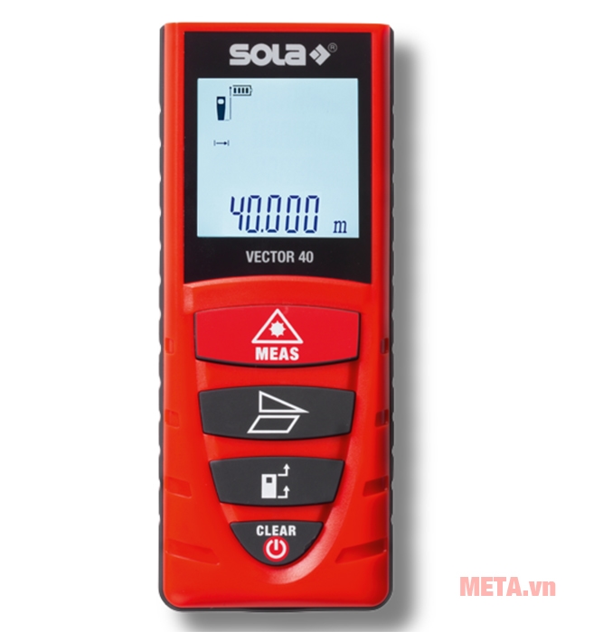 Máy đo khoảng cách laser Sola Vector 40 màu đỏ đen Sola Vector 40