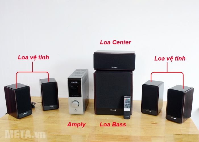 Loa vi tính Microlab FC730 5.1 với hệ thống loa lớn