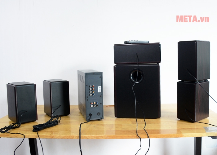 Loa vi tính Microlab FC730 5.1 có màu đen sang trọng