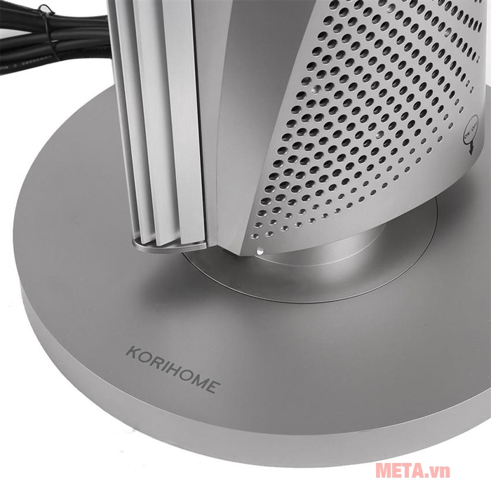Máy sưởi KoriHome EHK-101-S có chân đế chắc chắn