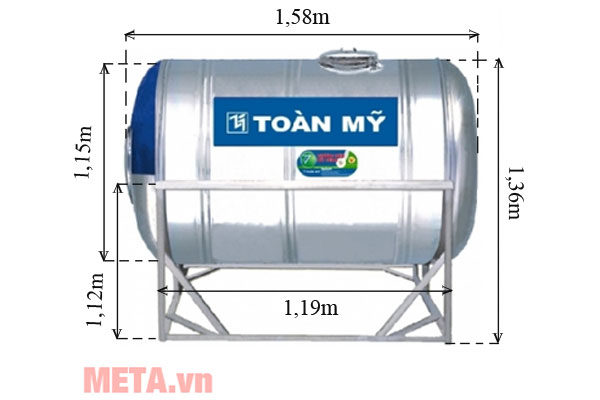 Kích thước bồn nước