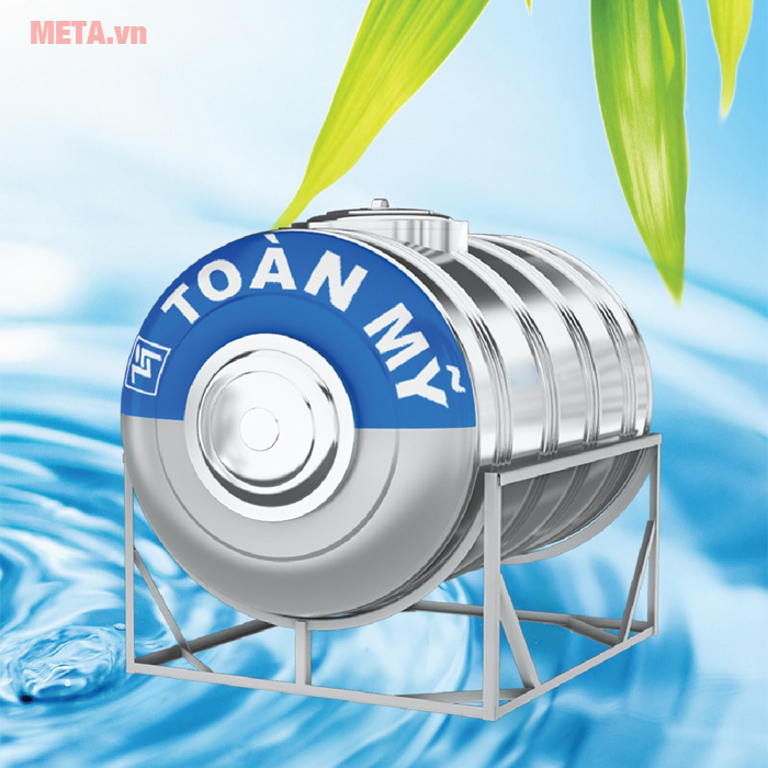 Bồn nước inox ngang Toàn Mỹ 2000L (F1150)