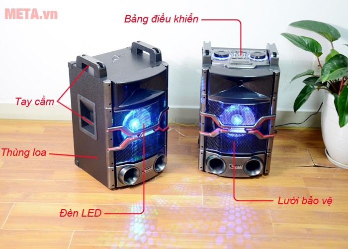 Cấu tạo loa karaoke Microtek MTK-04  