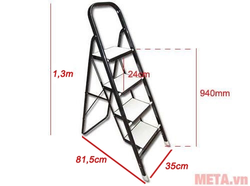 Thang ghế sắt bậc to Pal ST-4