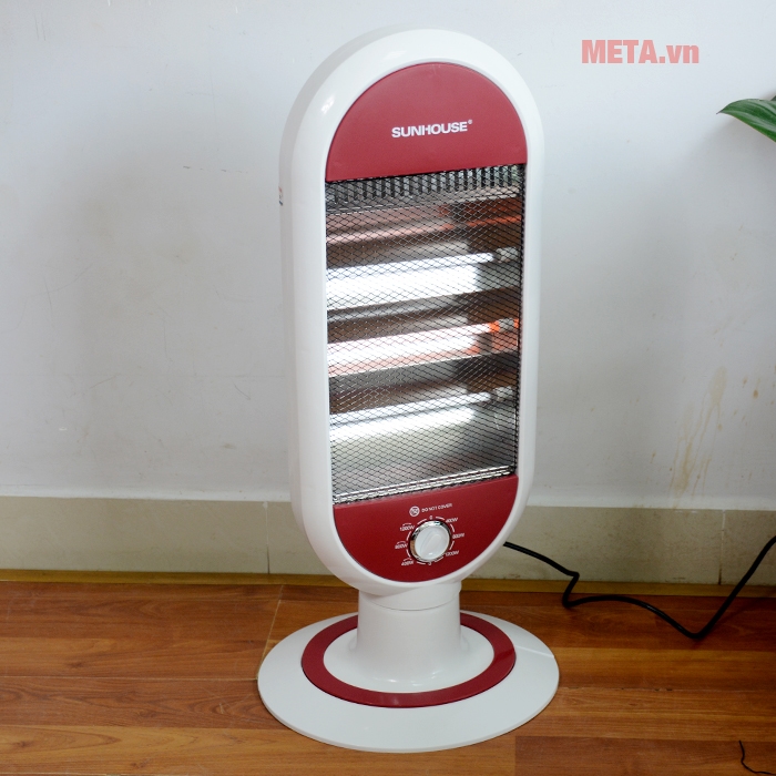 Đèn sưởi Sunhouse SHD-7022 sử dụng bóng halogen