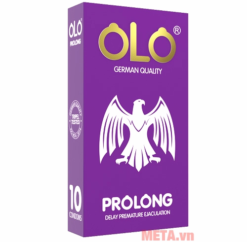 Hình ảnh bao cao su Olo Prolong (Hộp 10 chiếc)