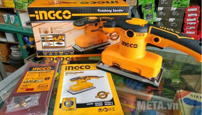 Máy chà nhám INGCO FS3208 dùng chổi than Máy chà nhám