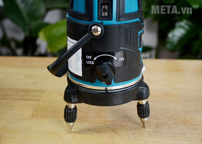 Nút mở khóa của máy cân mực 