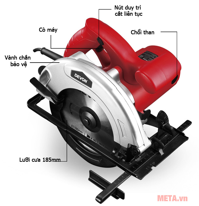 Máy cưa gỗ Devon 3217 