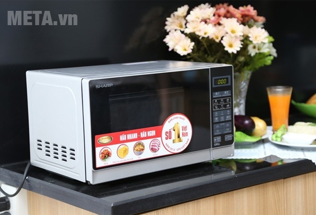 Lò vi sóng Sharp R-G572VN-S phù hợp với không gian bếp