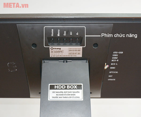 Phím chức năng của màn hình Phím chức năng của màn hình