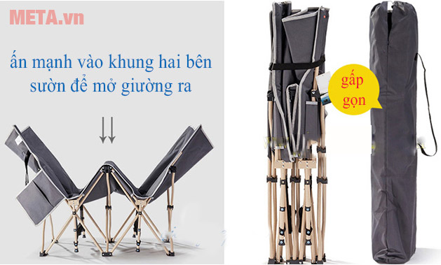 Giường gấp văn phòng NKT-131 (NIKA-TT01)