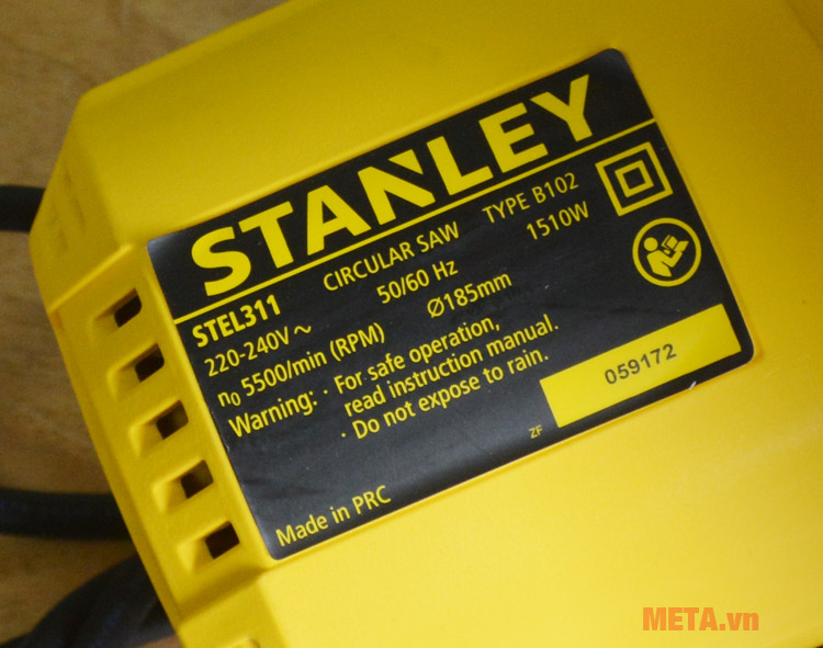 Máy cưa đĩa Stanley Stel 311 có tốc độ quay nhanh Thông số máy cưa đĩa