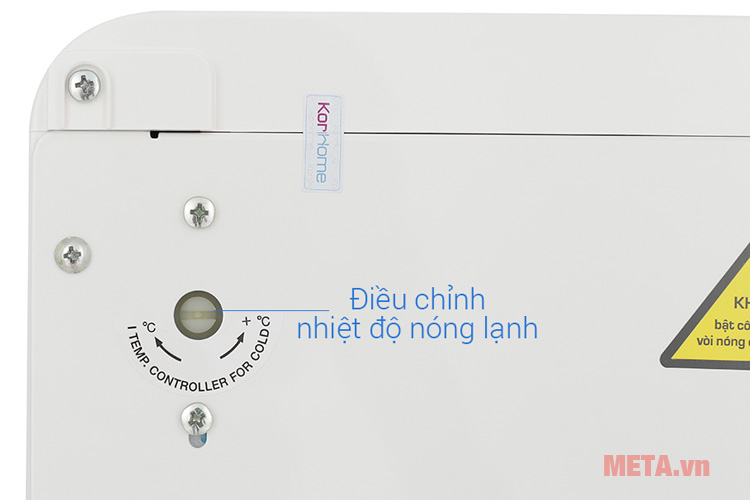 Nút chỉnh nhiệt độ nóng lạnh của máy lọc nước