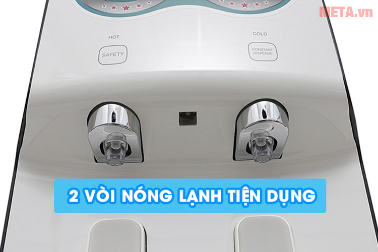 Máy lọc nước có 2 vòi nóng lạnh