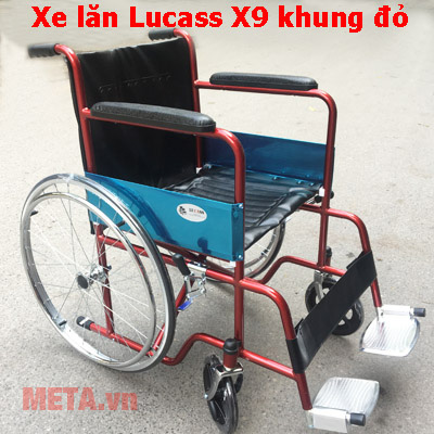 Xe lăn X9 màu đỏ