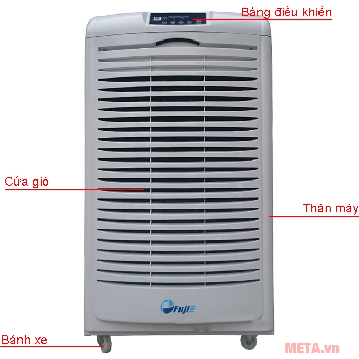 Cấu tạo máy hút ẩm công nghiệp Fujie HM-6105EB