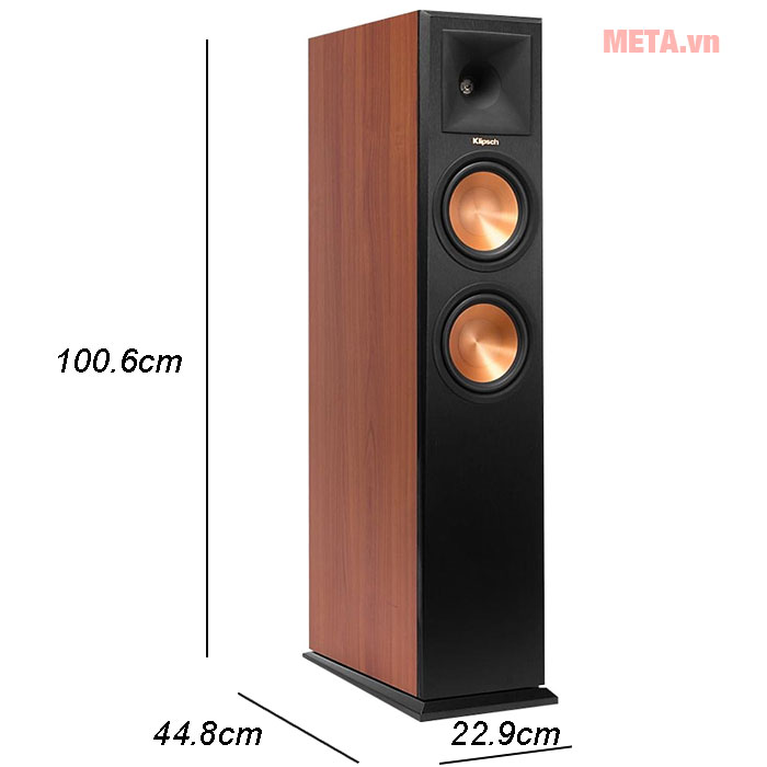 Kích thước loa thùng Klipsch RP-260F-Cherry