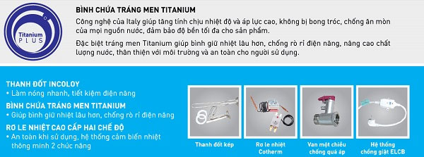 Chất liệu bình chứa của bình nóng lạnh Ocean OCE 20V