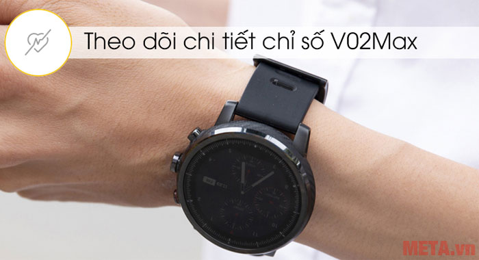 Bạn sẽ dễ dàng theo dõi chỉ số V02Max trong máu với đồng hồ