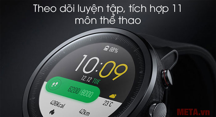 Xiaomi Amazfit Stratos 2 phù hợp theo dõi 11 môn thể thao