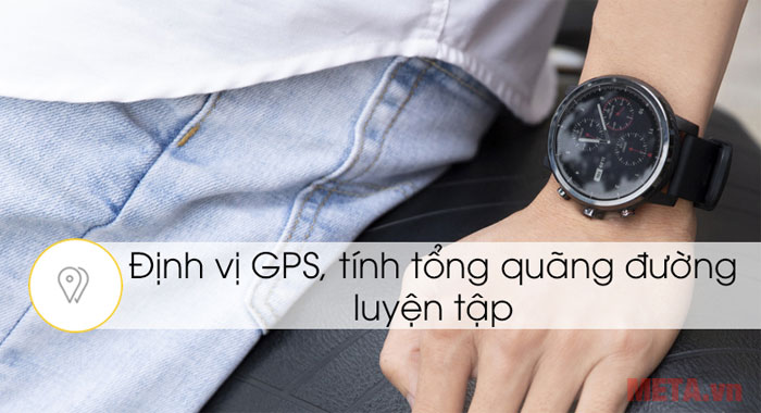 Bạn sẽ ghi lại toàn bộ quãng đường di chuyển với chiếc đồng hồ này