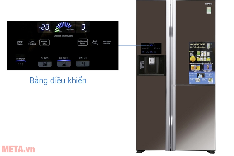 Bảng điều khiển tủ lạnh