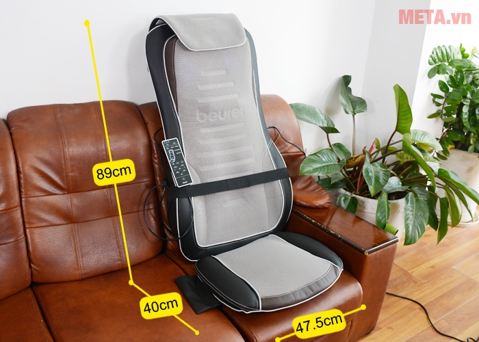 Kích thước đệm massage Beurer MG300