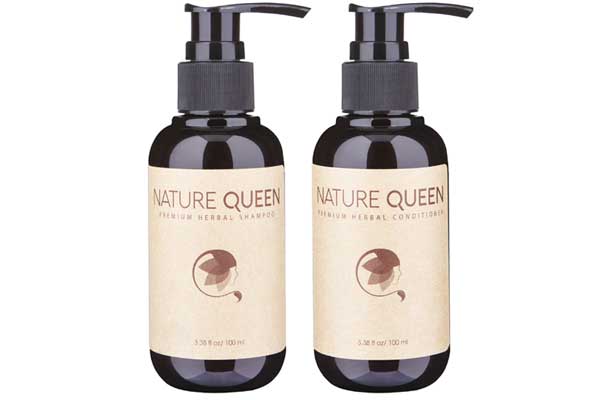 Combo dầu gội và xả thảo dược cao cấp Nature Queen (100ml)