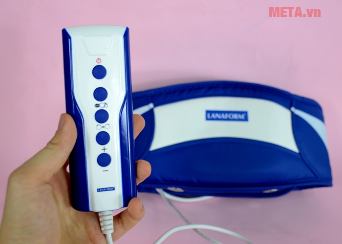 Đai massage bụng Lanaform Full Mass LA110219 đi kèm 1 bảng điều khiển cầm tay