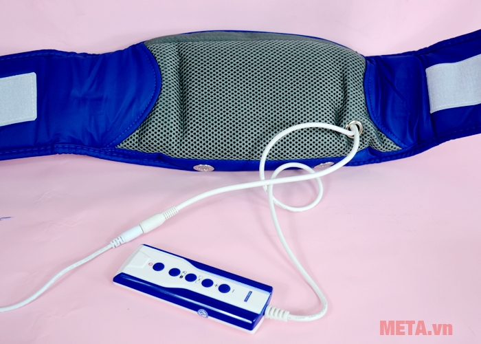 Đai massage bụng Lanaform Full Mass LA110219 đi kèm đai nối cho người quá khổ