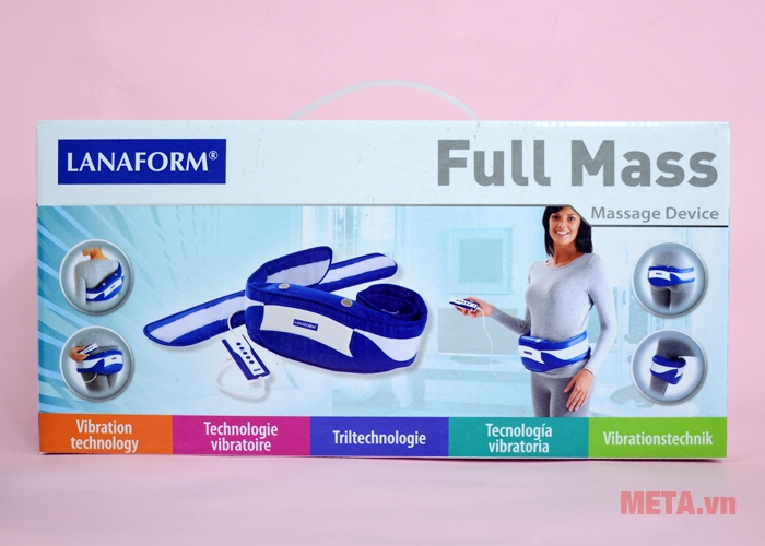 Hộp đựng đai massage bụng Lanaform Full Mass LA110219