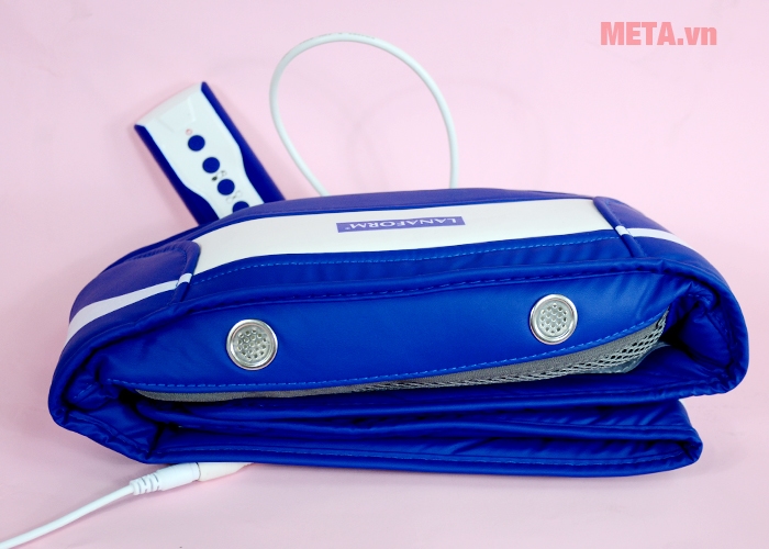 Đai massage bụng Lanaform Full Mass LA110219 màu xanh dương